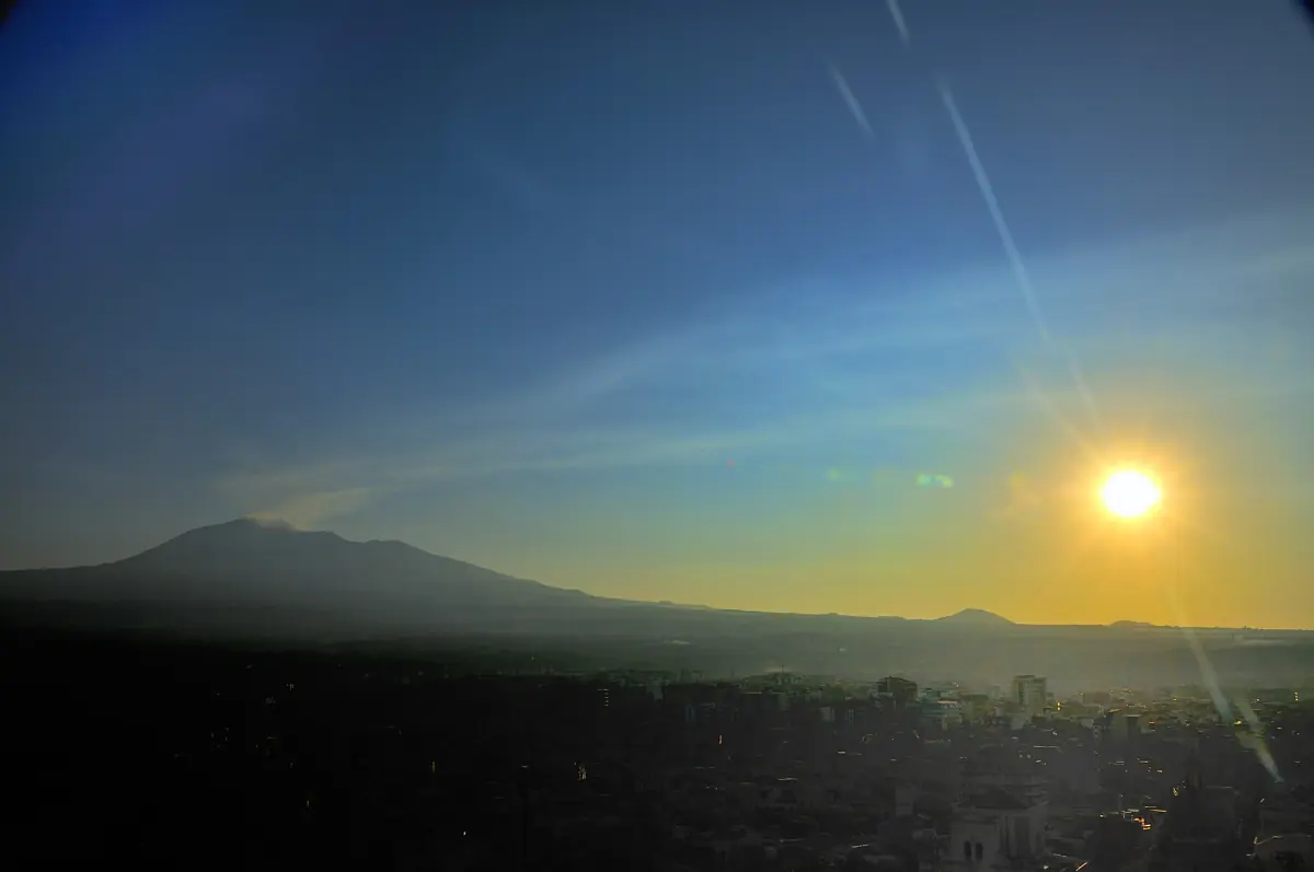 Mount Etna at dawn