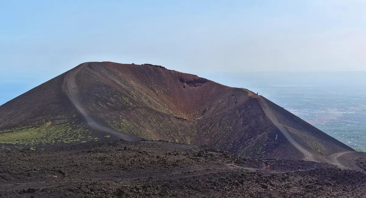 The upper Silvestri crater on Etna's south side